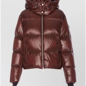 Moose Knuckles Glossy Brown Puffer Jacket